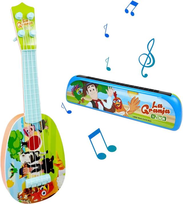 La Granja De Zenon Ukulele 32cm Brinquedos Musicais
