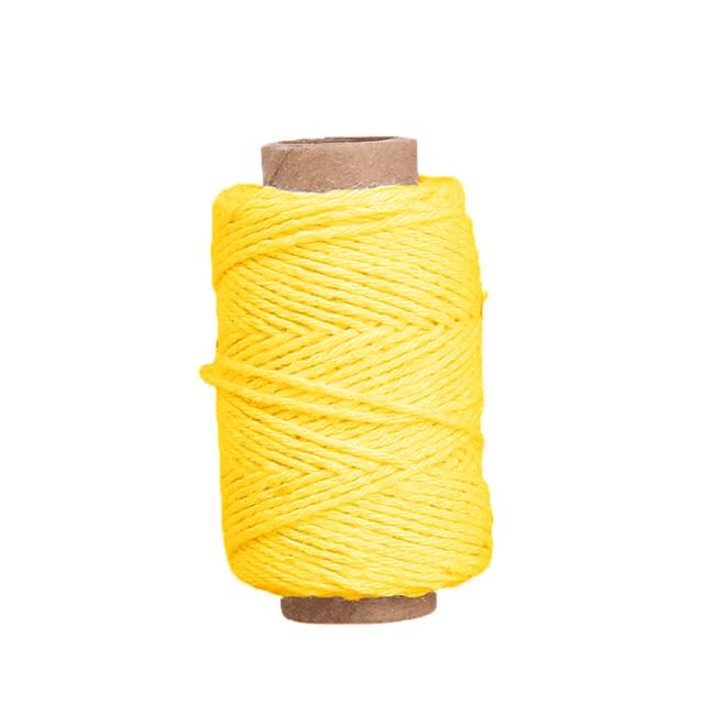 Cordão de Algodão Macramé 1mm para Artesanato e Decoração, 10m - Ideal para Casamentos, DIY e Enfeites de Festa