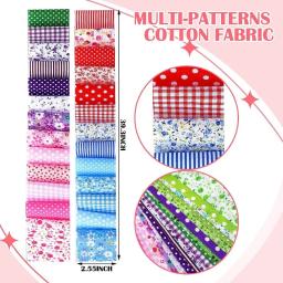 DIY têxteis algodão artesanato tecido, costura artesanal emenda pano kit, padrões, artcraft, fazer roupas, pacote de material, 40pcs - Image 4