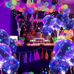 10Pcs LED Luminosa Bobo Balões com Luz String Claro Balão Festival Decoração Aniversário Casamento Festa Suprimentos Baby Shower - Image 2