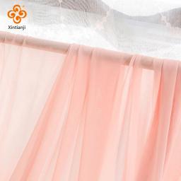 Stretch Tulle Tecido para roupas de costura, macio, nu, rosa, Power Mesh, Backing Dress, Roupa de casamento, meia jardas, 45x150cm, 4-Way Stretch - Image 3