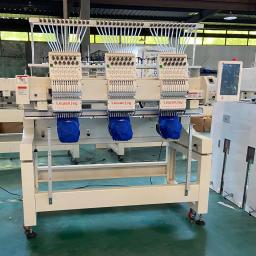 2023 venda quente três cabeças mais recente tecnologia bordado máquina 9/12 agulhas de alto desempenho bordado - Image 3