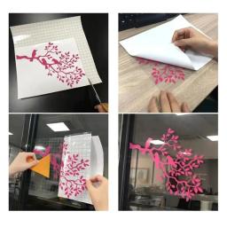 Fita de Vinil Transparente, Grade de Alinhamento de 4 Cores para Carro, Artesanato, Art Decal, Papel de Transferência, Adesivo, DIY, 30,5 cm x 100cm - Image 3