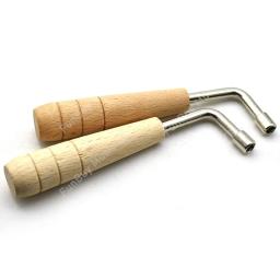 Lira harpa tuning chave clássico lira harpa tuner chave de ajuste alça de madeira ferramenta interior 4*4mm chave - Image 5