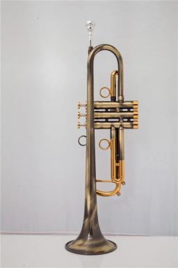 JM-Brass Standard Bb Trumpet Set para estudante, iniciante com estojo rígido, luvas, bocal de 7 C - Image 1