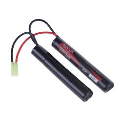Nimh 2/3a bateria, 8s borboleta nimh, 9,6 v, 1600mAh, com conector mini tamiya para armas de airsoft mp5 m4 g36c m110 sr25 m249 - Image 4