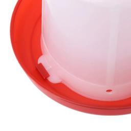 Bebedouro alimentador aves para pintinhos, capacidade 2,5L para pássaros frango estimação - Image 3