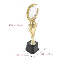 Prêmio de ouro troféu de plástico universal troféu para festa favores adereços prêmios premiados suprimentos artesanato lembranças celebrações presentes - Image 2