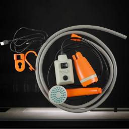 Veículo ar livre chuveiro portátil bomba elétrica banheiro viagem pet para lavagem carro qualidade superior - Image 3