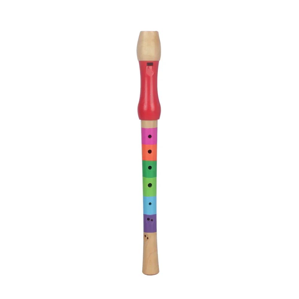 Slade harpa flauta de madeira oito buracos agudos orff flauta de madeira criança profissional jogando instrumento musical para crianças presentes - Image 1
