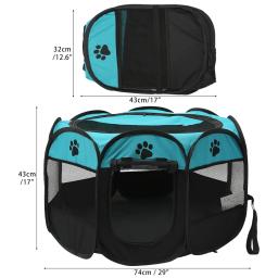 Dobrável Octogonal Pet Tent, Dog House, Camping Acessórios, Cerca ao ar livre, Cães Grandes, Cat Playpen, Puppy Kennel - Image 6