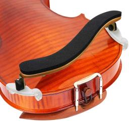 Ombro Resto com Pés de Borracha de Silicone para Violino, pés ajustáveis, espuma Padding, Shoulder Mount, 4, 4 - Image 4