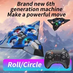 Aeronave elétrica de controle remoto de 2,4 GHz Espuma EPP RC Aeronave de combate Altura 360 Flip Presentes de feriado para crianças - Image 3