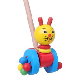 Brinquedos do bebê empurrar brinquedo de madeira walker caminhantes carrinho empurrando criança crianças carrinho andando carrinho precoce crianças aprendendo bebês 3 - Image 4