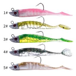 Hengjia jigging cabeça isca de silicone macio wobblers 9cm15g 11cm 25g mar pesca iscas macias swimbait peche para baixo pique leurre - Image 3