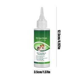 Colírio Pet Wash Drops, Removedor de Lágrimas, Elimina Lágrimas para Cães e Gatos, Ingrediente Seguro, 60ml - Image 5