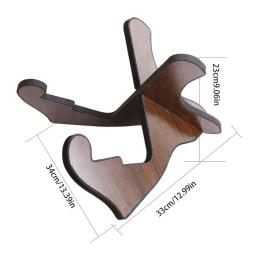 Suporte de guitarra de madeira universal Suporte de guitarra portátil Display de piso de corda Rack de instrumentos para elétrico acústico, estilo X-Frame - Image 6