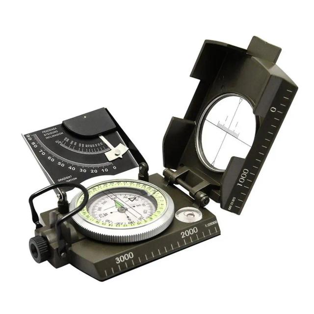 Equipamento de Sobrevivência ao Ar Livre: Bússolas Militares e Geológicas para Camping e Caminhadas