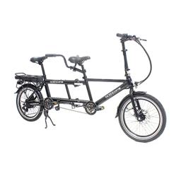 Bicicleta elétrica dobrável com bateria oculta, ebike para família, 2 pessoas, bicicletas em tandem pedal para adultos - Image 3