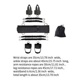 Resistance Band Set Para Treinamento De Boxe, Home Gym, Speed Agility Training Para MMA - Image 6