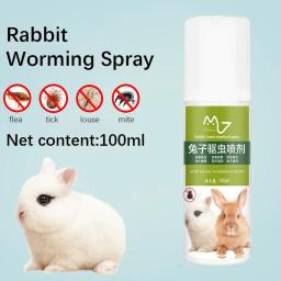 Novo conjunto completo de suprimentos para coelho, limpeza, desodorização, coelhos para animais de estimação, spray antelíntico externo, inibindo substâncias nocivas - Image 3