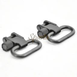 QD Sling gira para caça armas de fogo, bloqueio destacável rápida, alça de ombro, 1 ", 1,25", 2 pcs - Image 1