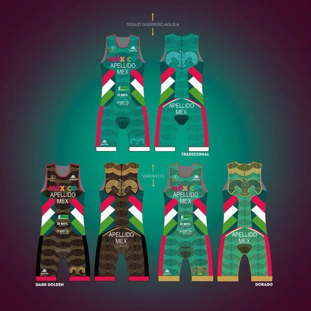 Love The Pain Skinsuit Triathlon 2020 Uniforme Seleção Mexicana Ciclismo e Corrida