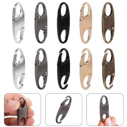 Destacável zíper cabeça chaveiro, ajustável puxar fecho, escalada metal fivela, saco de bagagem, slider, primavera, 2pcs - Image 1