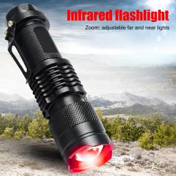 Lanterna LED poderosa para caça, feixe de luz vermelha, tocha EDC, lâmpada, contra determinação da visão, lanterna tática, 650 nm - Image 3