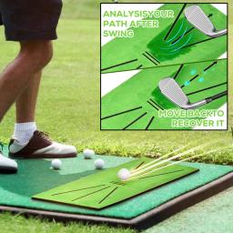 Esteira De Treinamento De Golfe De Detecção Direcional, Pista De Balanço, Prática De Marcação Pad, Traço De Bola De Bater - Image 6