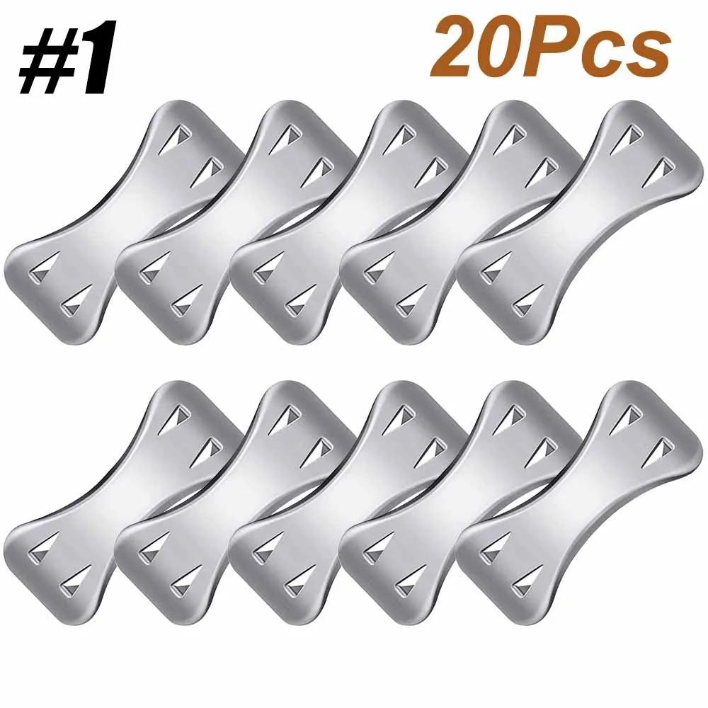 Apenas clipes de bandagem elástica, Fechos de metal Wrap Stretch, Prendedor substituível do envoltório, Vários tipos de ataduras, 20pcs - Image 1