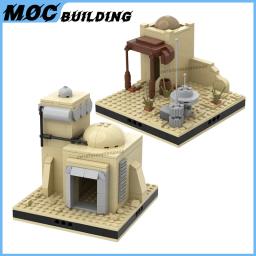 MOC-Modular Model Building Blocks, Famosa Cena De Série De Filme, Desert House, Pub, DIY Montagem De Tijolos, Brinquedos Criativos, Coleção Presentes - Image 4