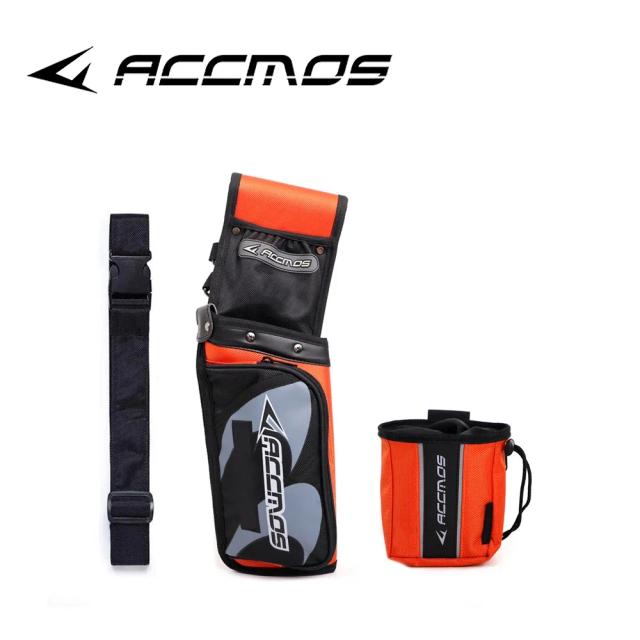Conjunto de bolsa de liberação de aljava de seta, alça de seta ajustável para setas de arco, composto recurvo, acessórios de tiro de caça