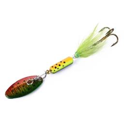 Metal vib iscas 1 pçs 3.5g pena lantejoulas wobbler vibrações colher isca de pesca baixo artificial duro isca cigarra equipamento de pesca - Image 5