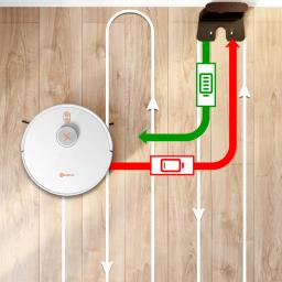 Robô aspirador de pó Neatsvor x600pro 6000pa molhado seco mop casa inteligente varrer poeira app wifi navegação a laser aspirador robô - Image 5