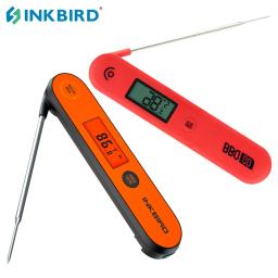 INKBIRD Digital Carne Termômetro Dobrável Churrasco Cozinha Cozinhar Leitura Instantânea Backlight Display Para Grelhar Churrasco - Image 1