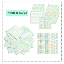 Pacote De Papel De Fundo Cardstock, Scrapbooking Bonito, Venda Quente, 24 Folhas de 12x12 em - Image 5