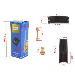 SLADE-Clarinete ABS Mouthpiece Com Fivela De Metal, Tampa Do Chapéu, Tampa De Proteção, Braçadeira De Couro Clip, Acessórios De Instrumento De Sopros - Image 6