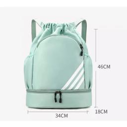 Bolsa de ginástica masculina, armazenamento de viagem, grande, novo, bola de futebol, treinamento, sapato de basquete, bolso de ombro para mochila esportiva feminina - Image 2