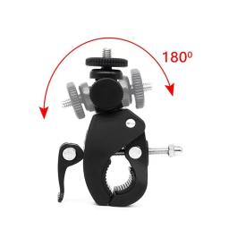 Bicicleta e motocicleta Handlebar Mount Bracket, Camera Holder Ação, Acessórios para Go Pro DJI, Insta360, SJCAM, 12, 10, 9, 8, 5 - Image 4