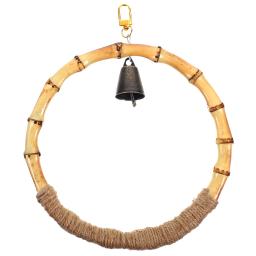 Brinquedos De Gaiola De Bambu Para Papagaio, Pequeno Poleiro De Mastigação, Martelo De Verão De Papagaio, Gaiolas para Animais De Estimação - Image 1