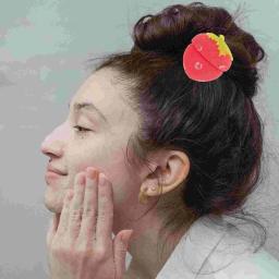 Caixas modelador de morango tampa esponja modeladores de cabelo caixas de bilhete de rifa com brilho - Image 2