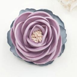 Broches De Flores De Tecido Coreano Para Mulheres, Fivela Corsage, Alfinetes De Lapela, Acessórios De Festa De Casamento, Presentes De Jóias, Lenço Elegante - Image 3