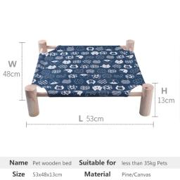 Hammocks Pet Respirável Removível, Casa Universal ao ar livre, Cama de lona para gato, Cão pequeno - Image 5