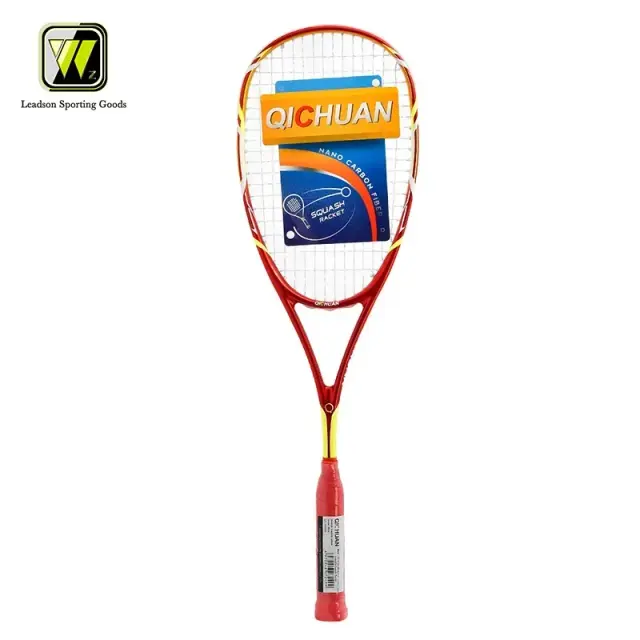 Raquete de Squash QICHUAN-Full em Fibra de Carbono para Jogadores Profissionais Personalizada