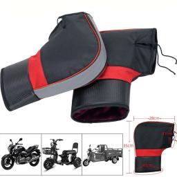 Motocicleta Guidão Muffs Luvas, Punho Quente, Impermeável, Windproof, Motorbike Grip, Tampa Térmica, Acessórios para Motocicleta, Inverno - Image 5