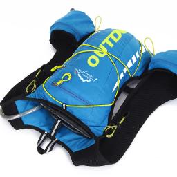 Hidratação trail running mochila men náilon impermeável 8 litros ciclismo caminhadas acampamento mochila 2l saco de água 500ml garrafa de água - Image 2