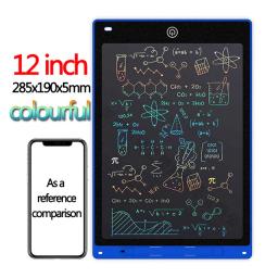 10/12/inch colorido lcd escrita tablet desenho placa miúdo graffiti sketchpad brinquedos de escrita blackboard crianças brinquedos - Image 6