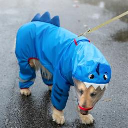 Impermeável Tudo Incluído Impermeável para Animais de Estimação, Roupa Reflexiva para Cães, Impermeável para Schnauzer, Trajes Golden Retriever, Quatro Estações, Exterior - Image 3