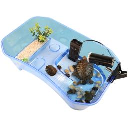 Reptile Turtle Tortoise Vivarium Box, Tanque do aquário com rampa basking, Drop Shipping - Image 2